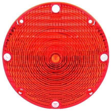 Truck-Lite 99168R Brake Light Lens - Circular, Red, Acrylic, Replacement Lens, 4 Screw