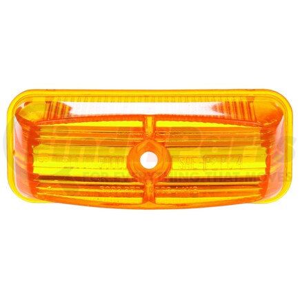 Truck-Lite 99170Y Marker Light Lens - Rectangular, Yellow, Acrylic, 1 Screw Mount
