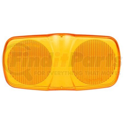 Truck-Lite 99238Y Marker Light Lens - Rectangular, Yellow, Polycarbonate, 2 Screw Mount