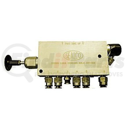 Sealco 138010 Lift Axle Control Panel Valve - Load Sensing, 1/4 in. NPT Port, with Breather and Tube fittings