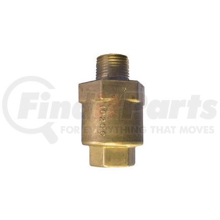 Sealco 10200.50 Air Brake Single Check Valve - 3/8 in. NPT Inlet and Outlet Port