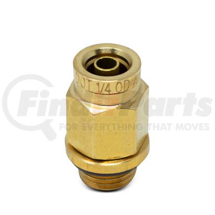 Velvac 018045 Air Brake Fitting - Male Push Lock Connector, 1/4" Tube, M10 Thread