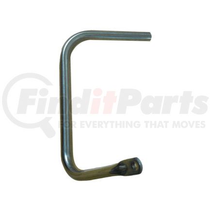 Velvac T781106 Door Mirror Arm - Rear Dual View Bent Arm, Stainless Steel