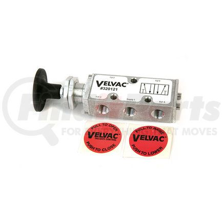 Velvac VLV320132 Air Brake Solenoid Valve - Electrical Coil, 4-Way Electronic Solenoid