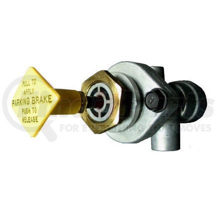 Sealco A25600Y Air Brake Control Valve - Push / Pull Type, 1/4 in. NPT Inlet and Outlet Ports, Automatic Shut-Off