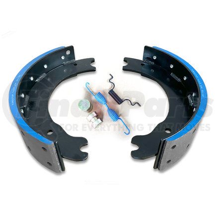 Torqstop 23K1443E Drum Brake Shoe Kit - 15 in. Drum Dia., 4 in. Shoe Width, 1443E FMSI