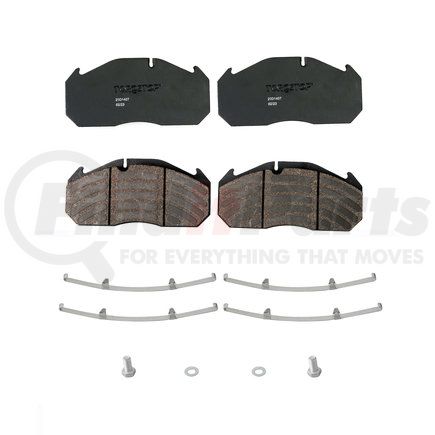 Torqstop 29D1407 Disc Brake Pad Set - with Hardware, FMSI No. D1407-8515, 29K GAWR