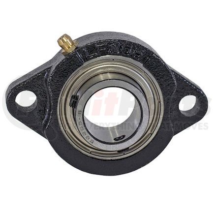 Buyers Products 2f16 1in. Shaft Diameter Eccentric Locking Collar Style Flange Bearing - 2 Hole