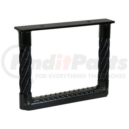 Buyers Products 5230912 Black Powder Coated Cable Type Truck Step - 9 x 12 x 1.38in. Deep