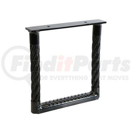 Buyers Products 5231212 Black Powder Coated Cable Type Truck Step - 12 x 12 x 1.38in. Deep