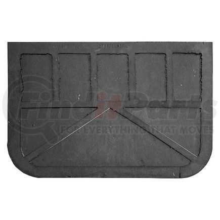 Buyers Products b1812lsp Mud Flap - Heavy Duty, Black, Rubber, 18 x 12 inches