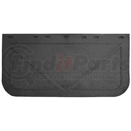 Buyers Products b2412lsp Mud Flap - Heavy Duty, Black, Rubber, 24 x 12 inches