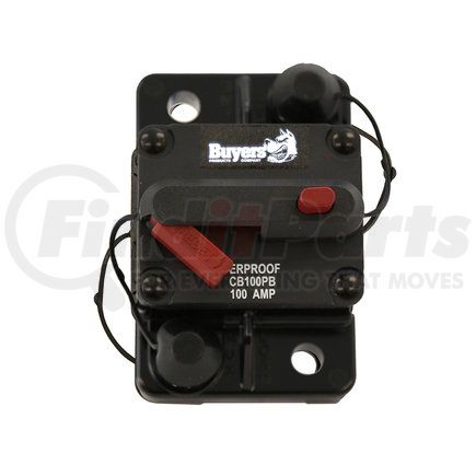 Buyers Products cb100pb Circuit Breaker - 100 AMP, with Manual Push-To-Trip Reset