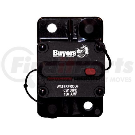 Buyers Products cb150pb Circuit Breaker - 150 AMP, with Manual Push-To-Trip Reset