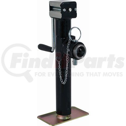 Buyers Products 0091220 Trailer Jack - Swivel, Side Wind, 10 in.Travel, Pipe Mount