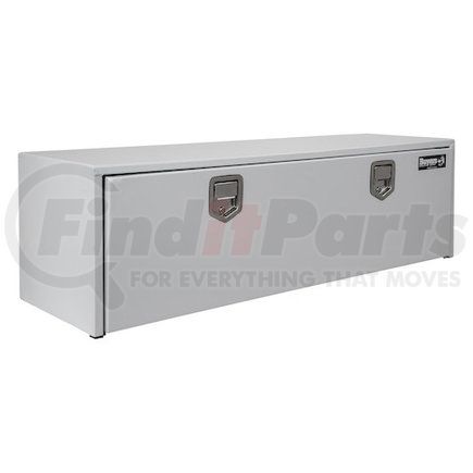 Buyers Products 1702215 18 x 18 x 60in. White Steel Underbody Truck Box with 2 Paddle Latches