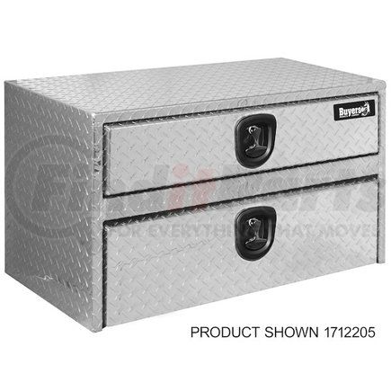 Buyers Products 1712200 20X18X24in. Diamond Tread Aluminum Underbody Truck Box with Drawer