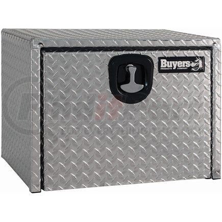 Buyers Products 1735103 18 x 18 x 30in. Diamond Tread Aluminum Underbody Truck Box with 3-Pt. Latch