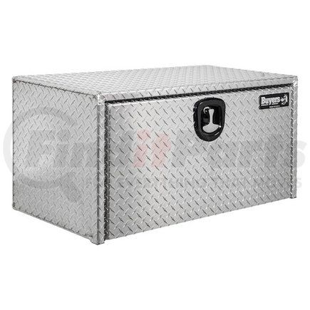 Buyers Products 1735105 18 x 18 x 36in. Diamond Tread Aluminum Underbody Truck Box with 3-Pt. Latch