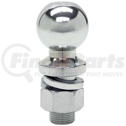 Buyers Products 1802010 2in. Chrome Hitch Ball with 3/4in. Shank Diameter x 2-1/8in. Long