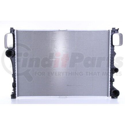 Nissens 627025 Radiator - Brazed Cooling Fins, Aluminum Core, Plastic Tank, 18.19 x 25.2 x 1.26 in.