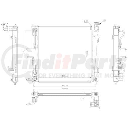 Nissens 666220 Radiator