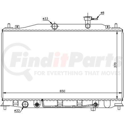 Nissens 67503 Radiator