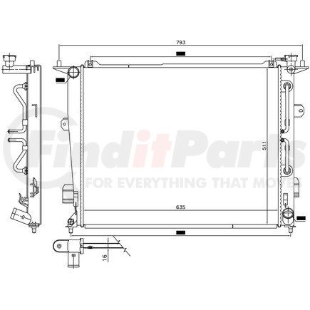 Nissens 675047 Radiator