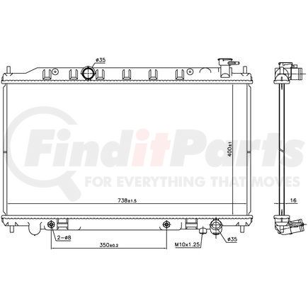 Nissens 68792 Radiator