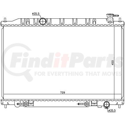 Nissens 68793 Radiator