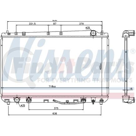 Nissens 69478 Radiator