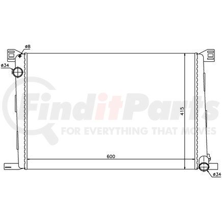 Nissens 69706 Radiator