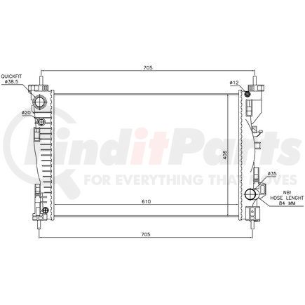 Nissens 60064 Radiator