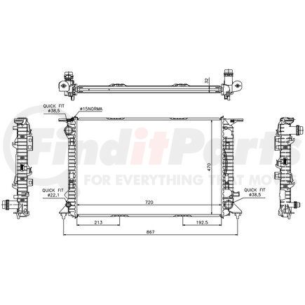 Nissens 60317 Radiator