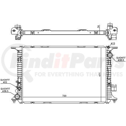 Nissens 60326 Radiator