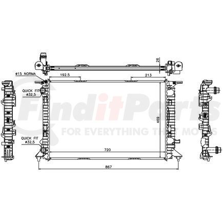 Nissens 60323 Radiator