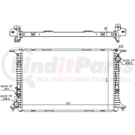 Nissens 60359 Radiator
