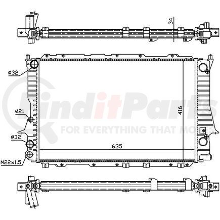 Nissens 60457 Radiator