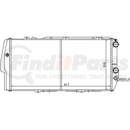 Nissens 604781 Radiator