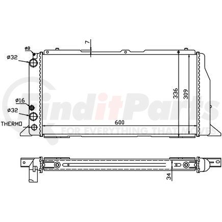 Nissens 60487 Radiator