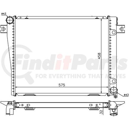 Nissens 60602A Radiator