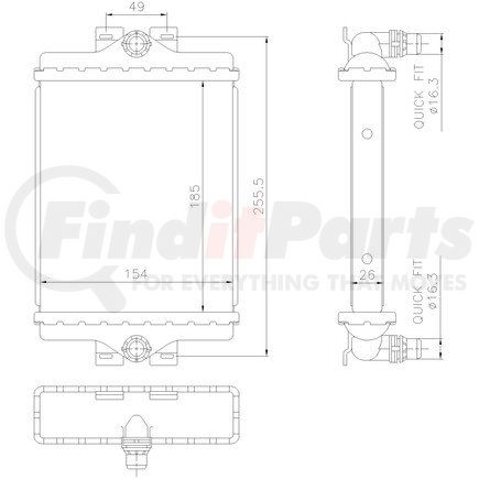 Nissens 606296 Radiator