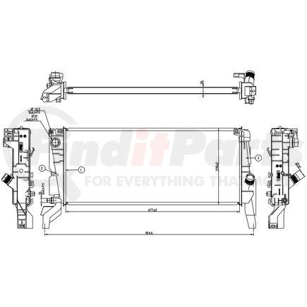 Nissens 606246 Radiator