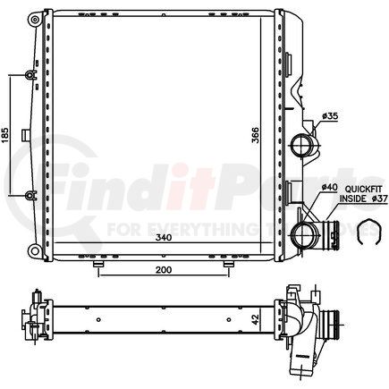 Nissens 606448 Radiator