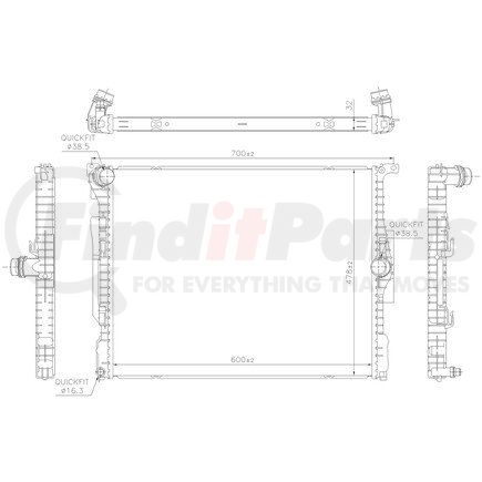 Nissens 606514 Radiator