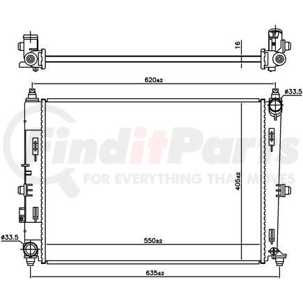 Nissens 606528 Radiator