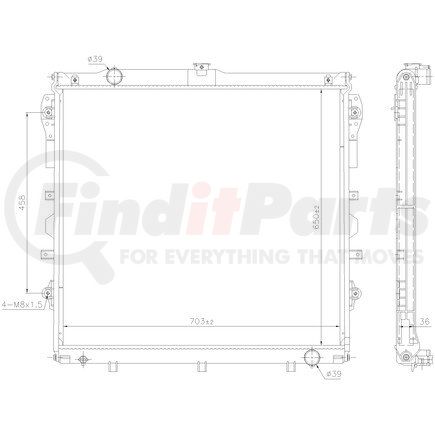 Nissens 606523 Radiator