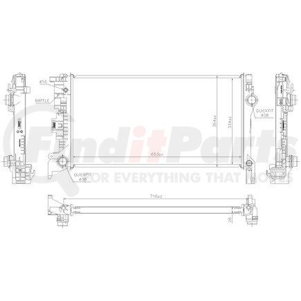 Nissens 606564 Radiator