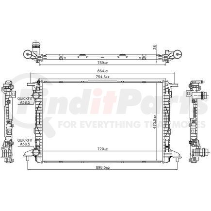 Nissens 606573 Radiator