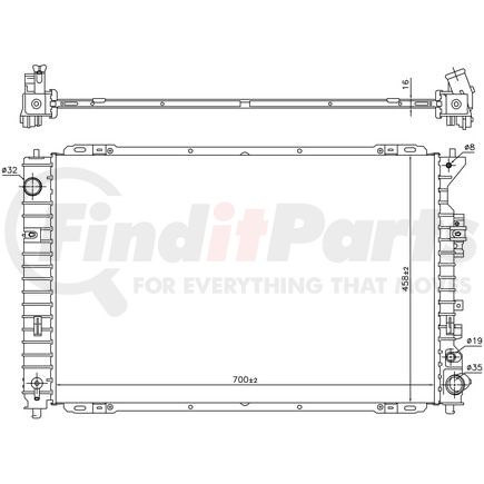 Nissens 606556 Radiator